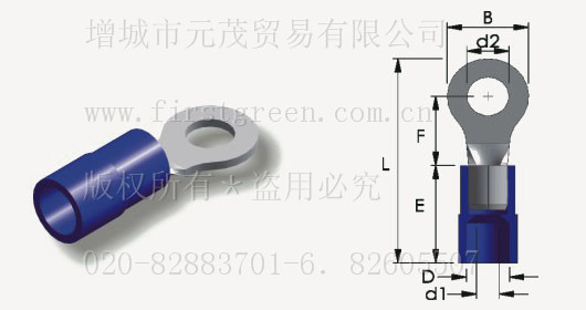 尼龙绝缘圆型端子