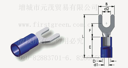 尼龙绝缘Y型端子