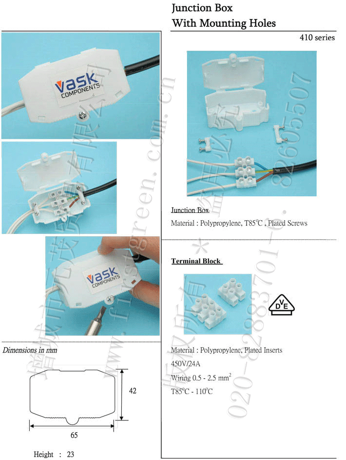 Junction Box For 3 Pole